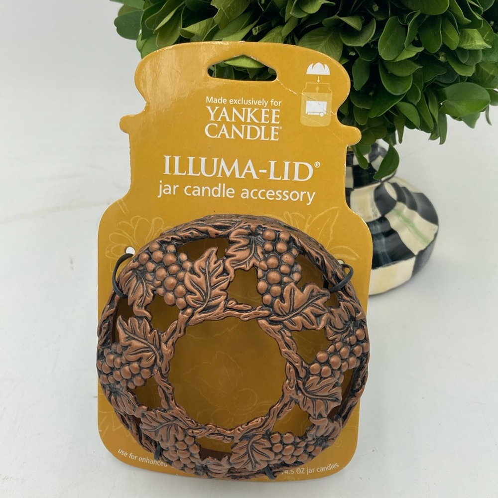 Yankee Candle Illuma-lid Jar Candle Accessory - grapevine design